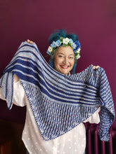 Load image into Gallery viewer, Flowerbed Shawl