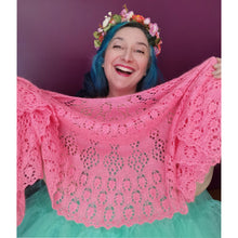 Load image into Gallery viewer, Florals for Spring shawl
