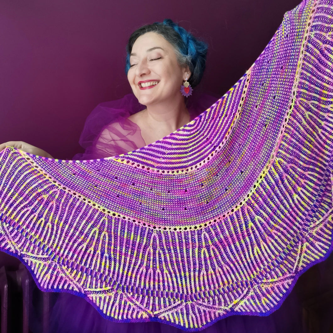 Stepping Stones shawl