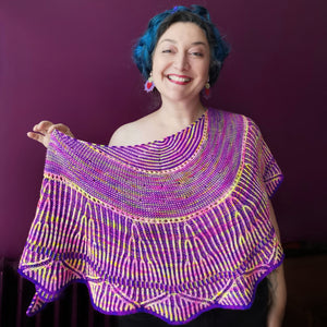 Stepping Stones shawl