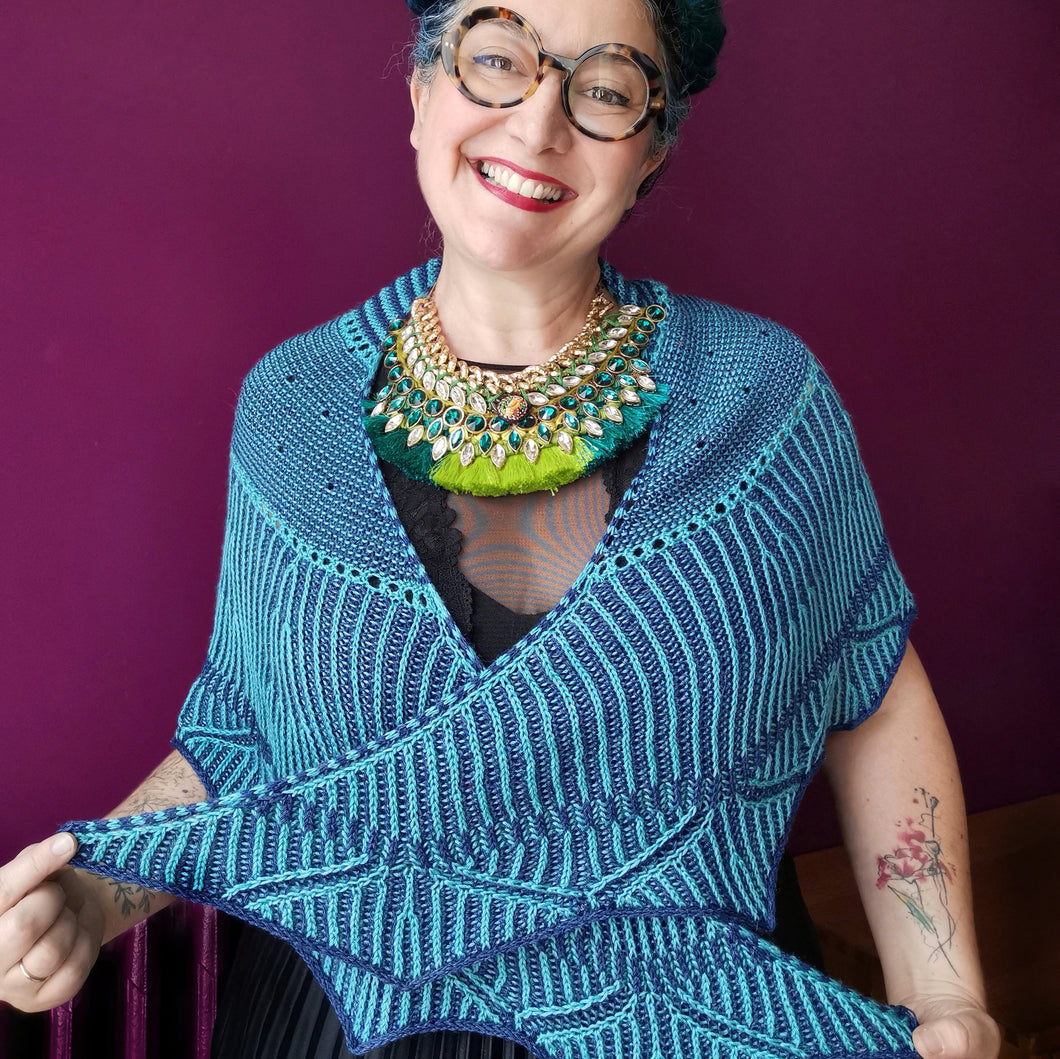 Stepping Stones shawl