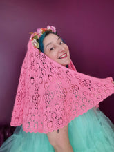 Load image into Gallery viewer, Florals for Spring shawl
